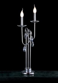 Danya Crystal Table Lamps Diyas Armed Table Lamps
